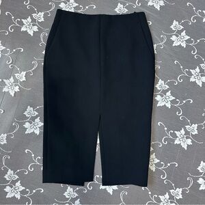 Aritzia Babaton Zayan Slit Skirt in Black Sz 0